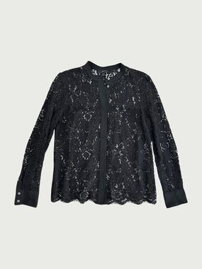 J. Crew Sheer Lace Blouse